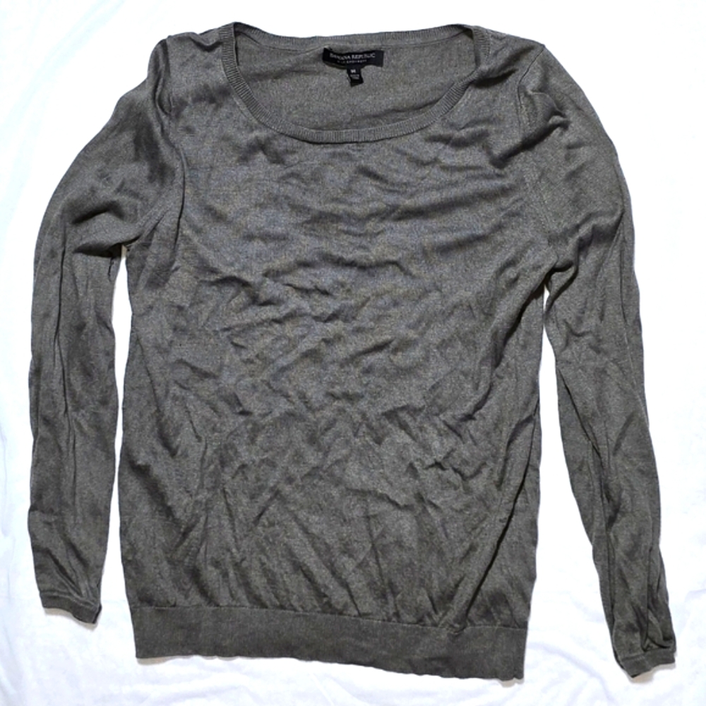 Gray Long Sleeve Sweater